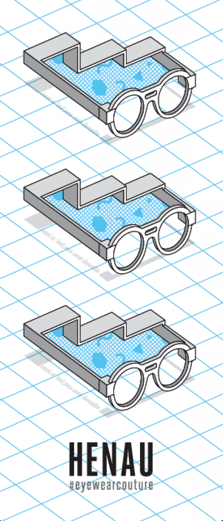 Henau eyewearcouture, banner, yuno